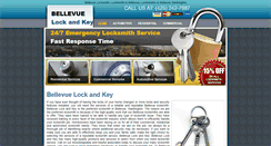 Desktop Screenshot of bellevuelockandkey.com